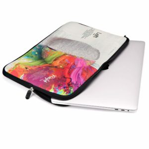 Tarkan Stylish Printed Slim Laptop Sleeve Bag for 12-13 Inch MacBook/Notebook (Left & Right Brain)