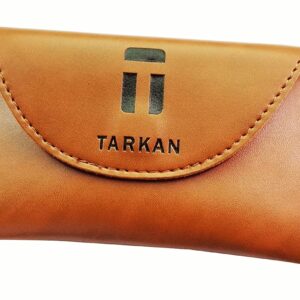 TARKAN Curved Leather Case with Magnet Lock for Apple Magic Mouse (Brown)