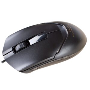 E-Blue Puntero 800 DPI Red Wave LED Wired USB Mouse – EMS146
